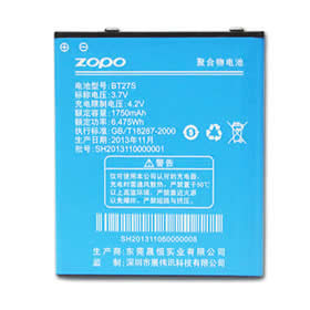 Запасной аккумулятор для ZOPO BT27S